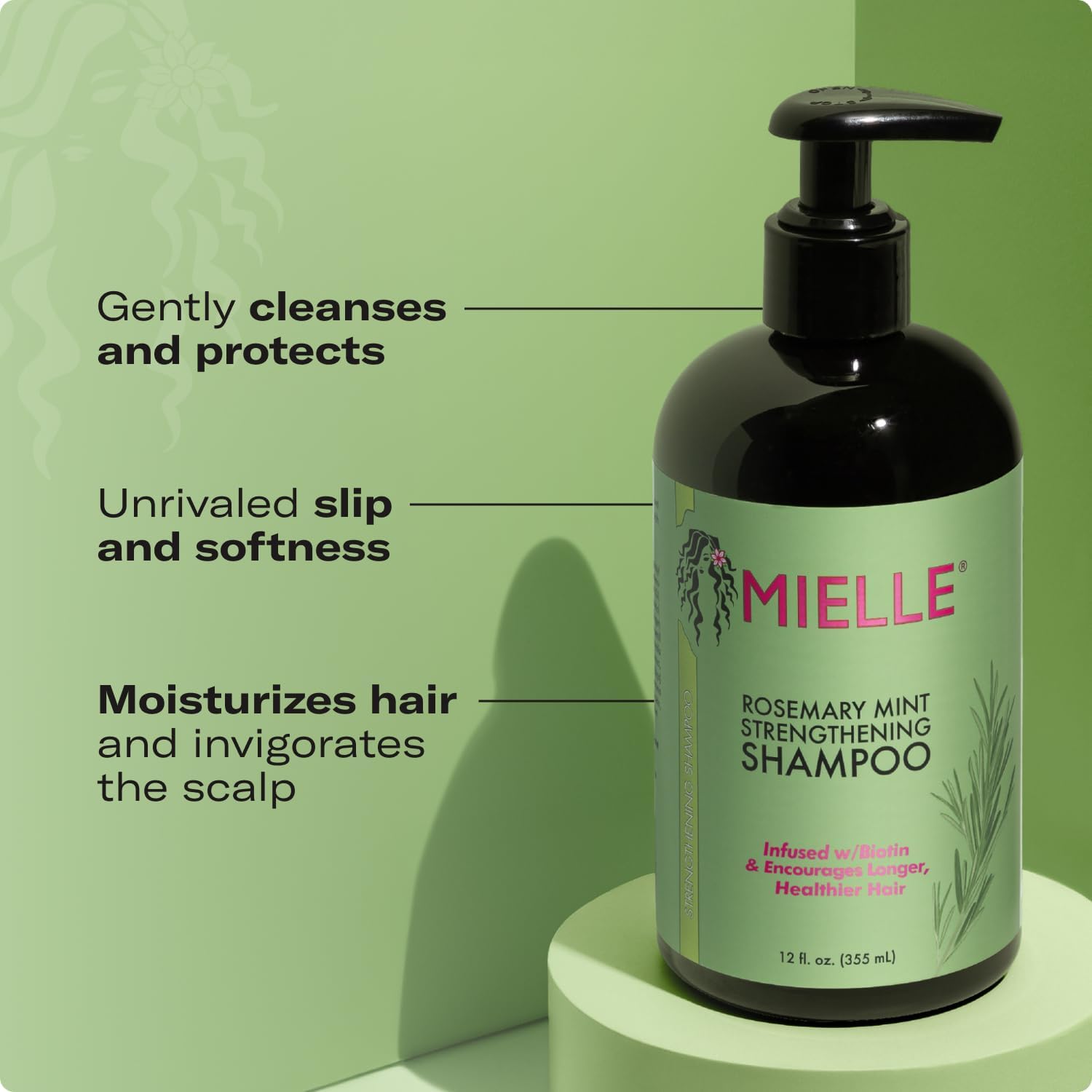 Mielle Rosemary Mint Strengthening Shampoo