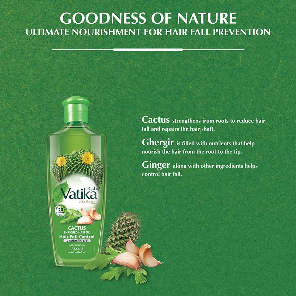 Vatika Naturals Cactus Hair Oil