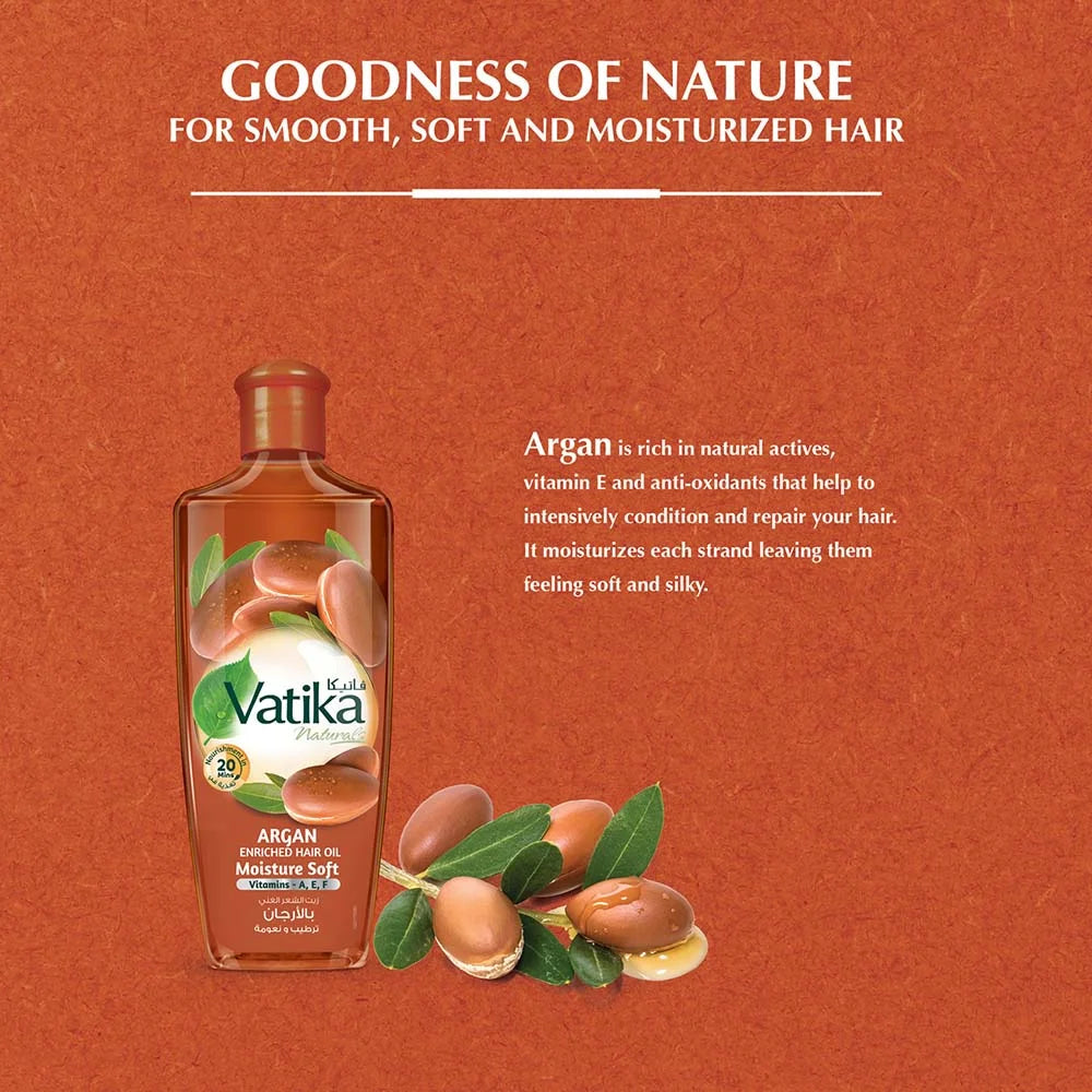 Vatika Naturals Argan Hair Oil