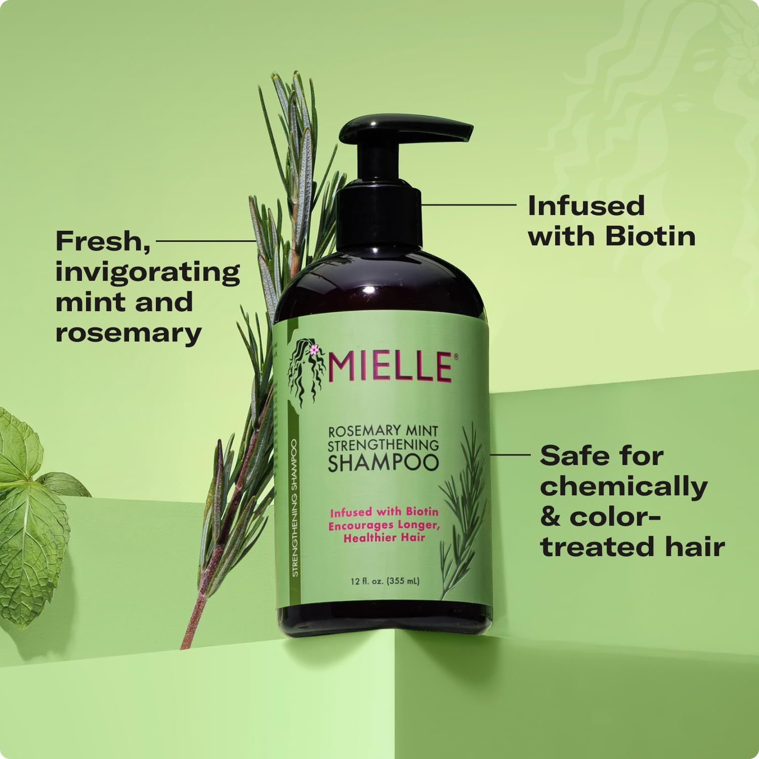 Mielle Rosemary Mint Strengthening Shampoo