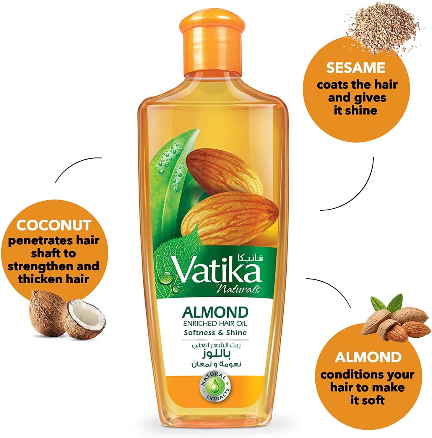 Vatika Almond Hair Oil