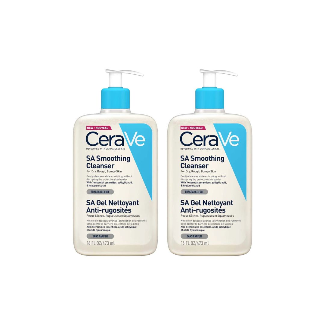 2 Pack CeraVe SA Smoothing Cleanser