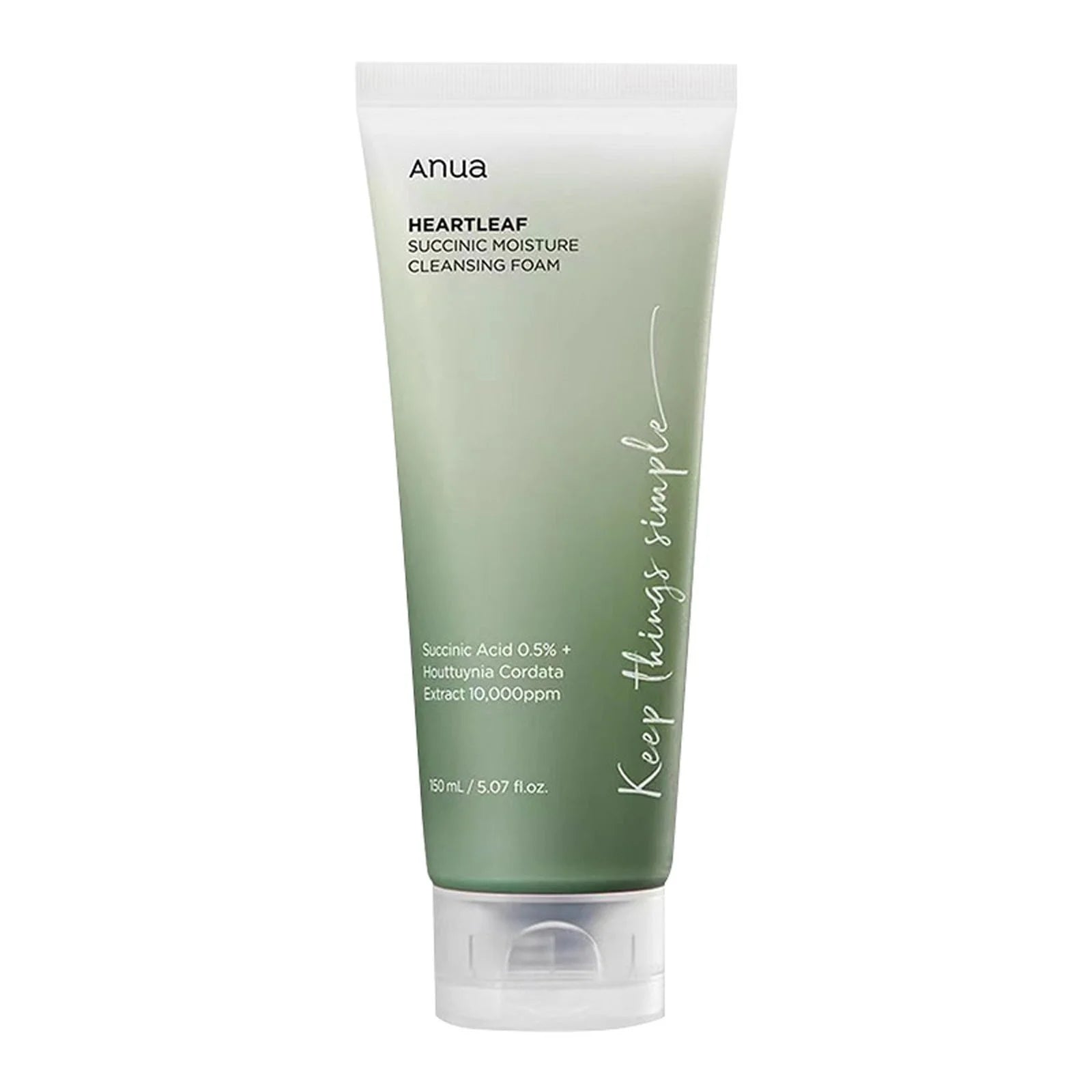 Anua Heartleaf Succinic Moisture Cleansing Foam