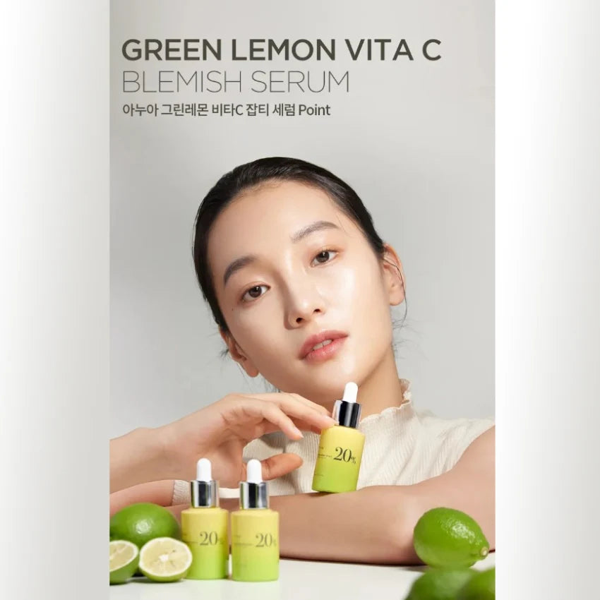 Anua 20% Green Lemon Vitamin C Blemish Serum
