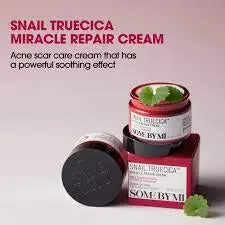 Some By Mi Snail Truecica Miracle Repair Cream Rose Cosmetics