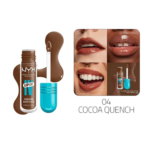04CocoaQuench_jpg.webp NYX Lip I.V. Hydrating Gloss Stain – Buy 1 Get 1 Free