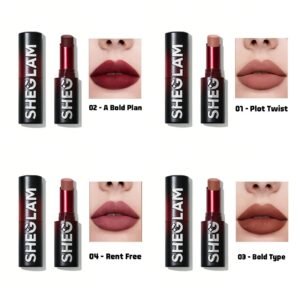 1_0f3298d2-41c0-48bd-baca-1f069f24b36d 2 pieces Sheglam Long-Lasting Matte Lipstick