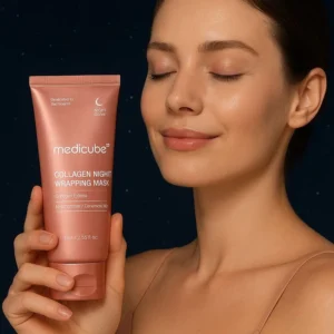 303fae10d8a0874f64608324d7629b24 (1) Medicube Collagen Night Wrapping Mask 75ml – 50% OFF