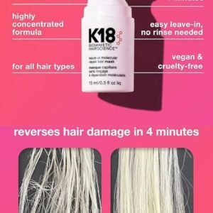 421f13fbdef5b694ce8a0b20ddf030da K18 Leave-In Molecular Repair Hair Mask 50ml – 70% OFF