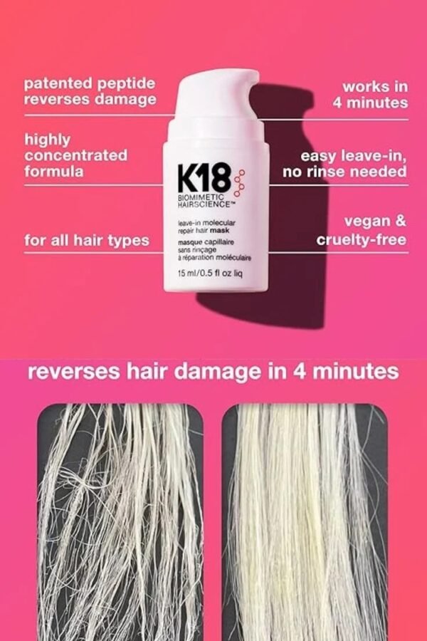 421f13fbdef5b694ce8a0b20ddf030da K18 Leave-In Molecular Repair Hair Mask 50ml – 70% OFF
