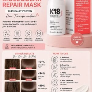4d758f413e98c804f54405993b0e024d K18 Leave-In Molecular Repair Hair Mask 50ml – 70% OFF