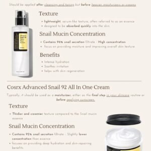 Korean_Skincare___Amazon_finds___Skincare_essentials___Cosrx_Snail_mucin COSRX Advanced Snail Duo – Snail 96 Mucin Power Essence 100ml + Snail 92 All In One Cream 100g | 40% OFF