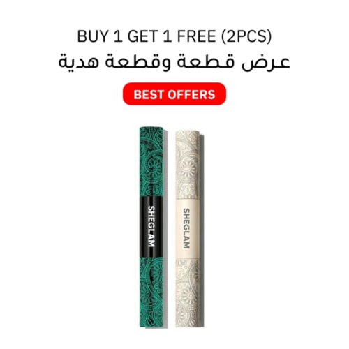 Sheglam Green & White Mascara – Buy 1 Get 1 Free (2pcs) Sheglam Green & White Mascara – Buy 1 Get 1 Free (2pcs)