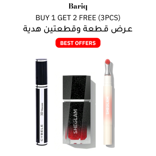 Sheglam Hollywood blush and Lip plumping and Mascara Cybele 3D