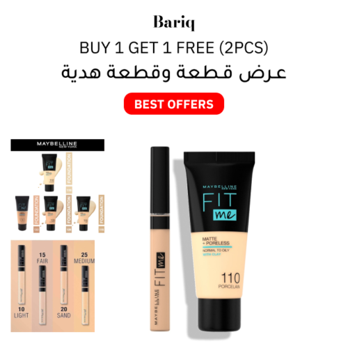 FitME Concealer-Foundation Bundle Buy 1 Get 1 Free (2pcs)