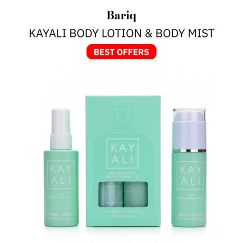 kayali body mist body lotion yum pistachio gelato 33